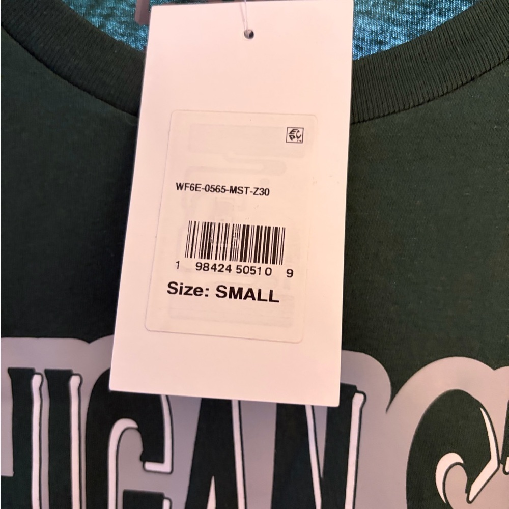 Michigan State University Green Short Sleeve Tee - Picture 3 of 3